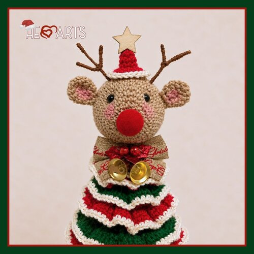 Hearts Mini kerstboom Rudy het Rendier Hearts Mini kerstboom Rudy het Rendier