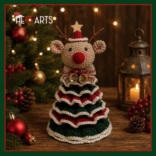 Hearts Mini kerstboom Rudy het Rendier Hearts Mini kerstboom Rudy het Rendier