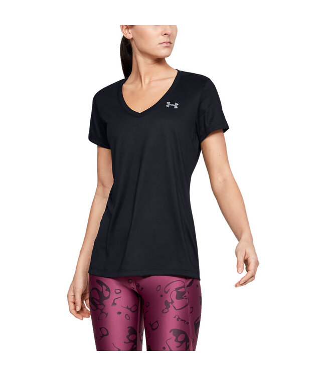 Under Armour Tech SSV - Solid - Noir - Femme