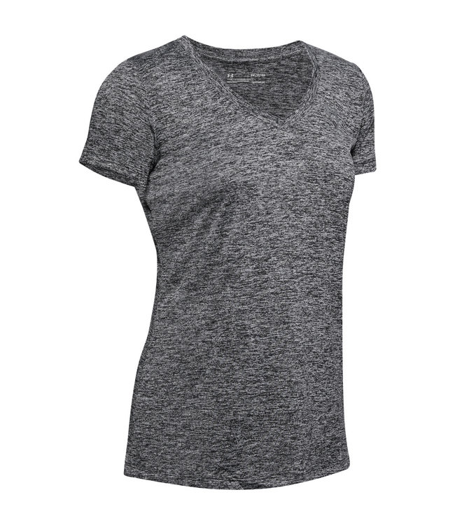 Under Armour Tech SSV - Twist - Black - Damen