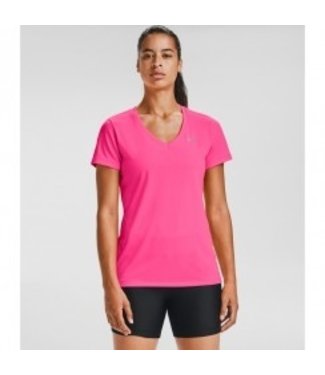 Under Armour Tech SSV - Solid-Cerise / / Argent métallique