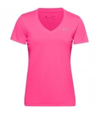 Under Armour Tech SSV - Solid-Cerise Roze