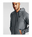 Under Armour Rivalisierende Fleece FZ Hoodie-Pitch grau hell Heather - Männer