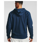 Under Armour UA Rival Fleece FZ Hoodie-Academy /  / Onyx White
