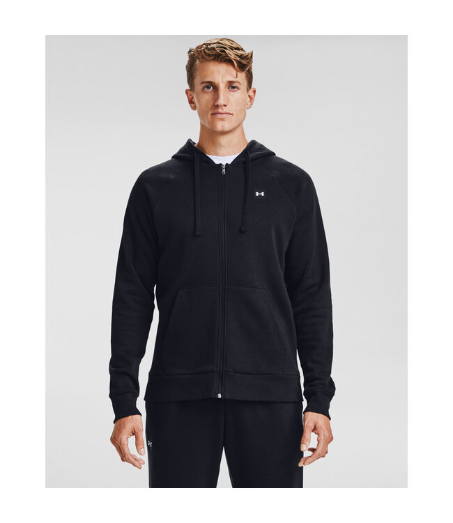 Under Armour UA Rival Fleece FZ Hoodie Zwart - Heren