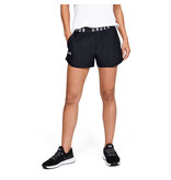Under Armour Play Up Shorts 3.0-Negro - Mujer