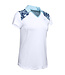 Under Armour UA Zinger Blocked Polo-Blanc / Bleu Givre / Bleu Givre