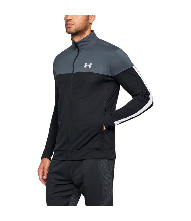 Under Armour SPORTSTYLE PIQUE TRACK JACKET - Stealth Grey - Herren