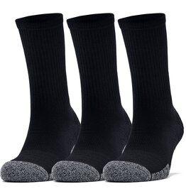 Under Armour UA Heatgear Crew-Noir / Noir / Acier