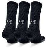 Under Armour UA Heatgear Crew-Negro / Negro / Acero