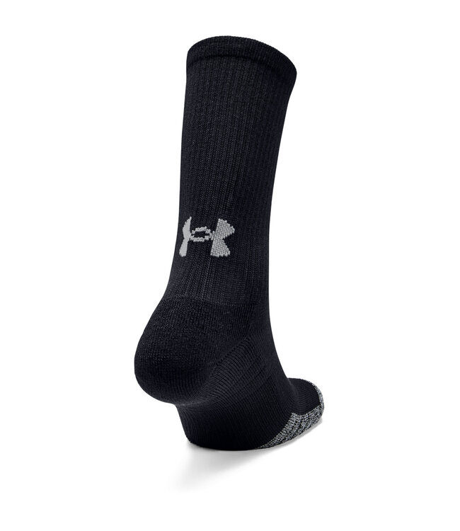 Under Armour UA Heatgear Crew-Schwarz / Schwarz / Stahl