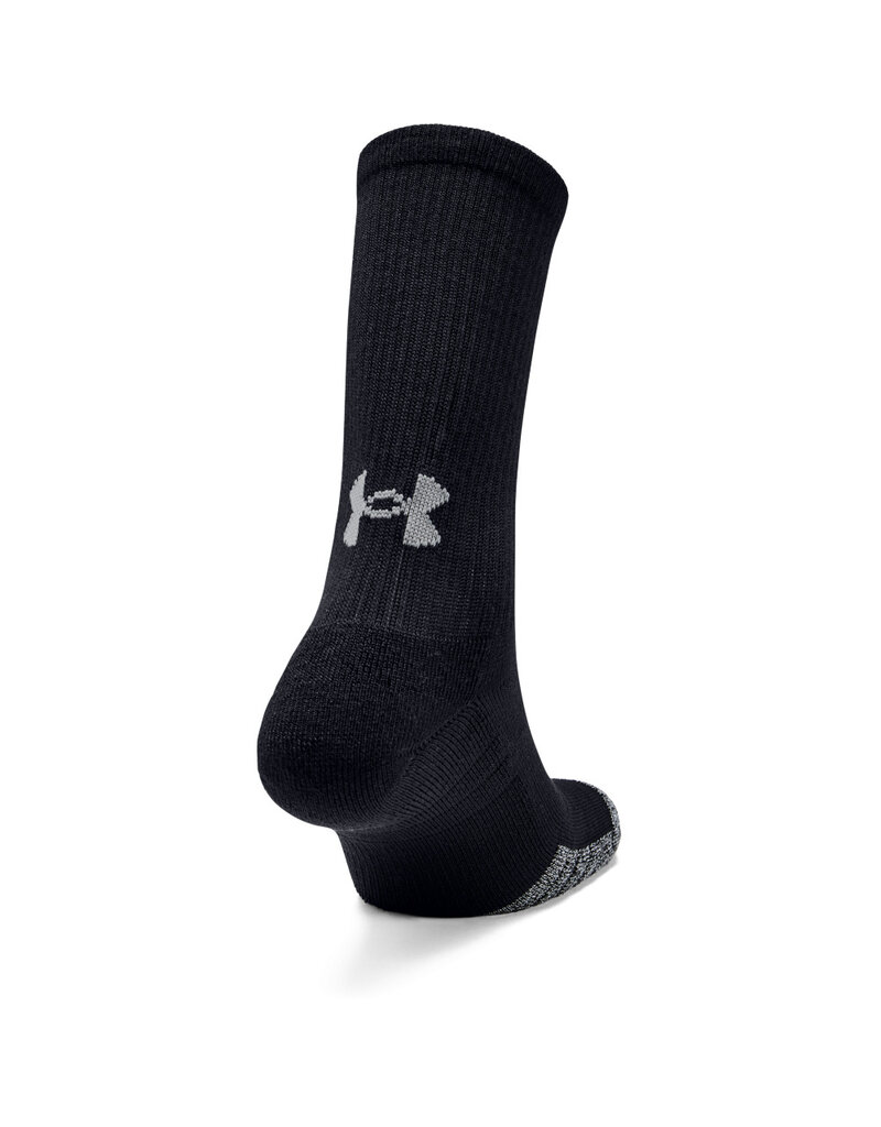 Under Armour UA Heatgear Crew-Zwart / Zwart / Staal