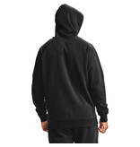 Under Armour UA Rival Fleece Hoodie-Schwarz // Onyx Weiß