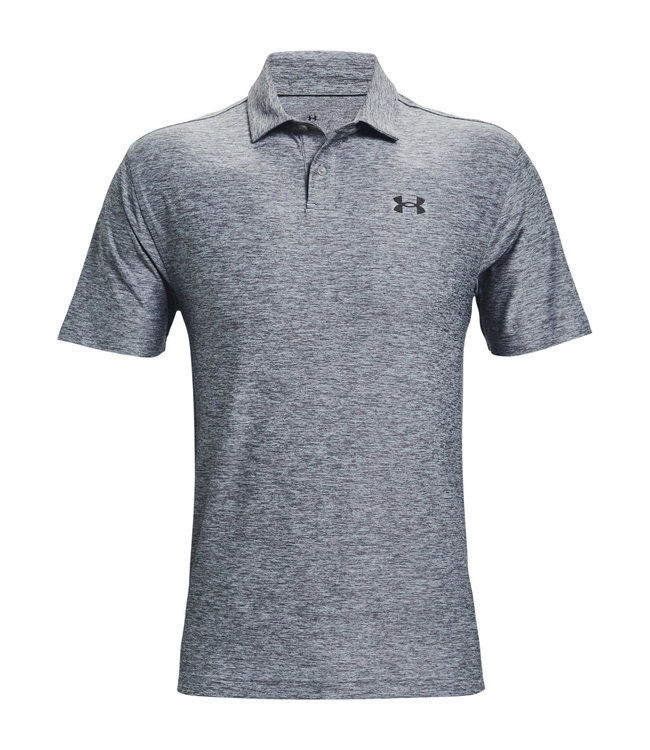 Under Armour UA T2G Polo-Stahl / / Schwarz