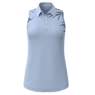 Under Armour UA Iso-Chill Polo sans manches-Isotope Blue / Mineral Blue / Jet Grey