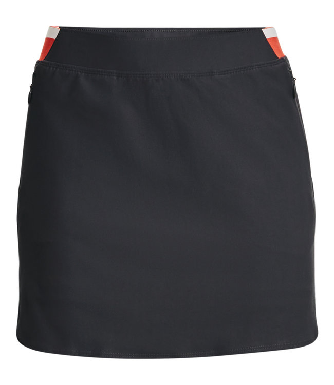 Under Armour UA Left Knit Skort-Jet Gray / Venom Red / Beta Tint