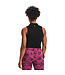 Under Armour UA Zinger Polo sin mangas-Negro / Negro / Mujer