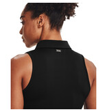 Under Armour UA Zinger Mouwloze Polo-Zwart / Zwart / Dames