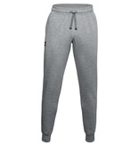 Under Armour UA Rival Fleece Jogger-Pitch Grau Hell Heather // Onyx Weiß