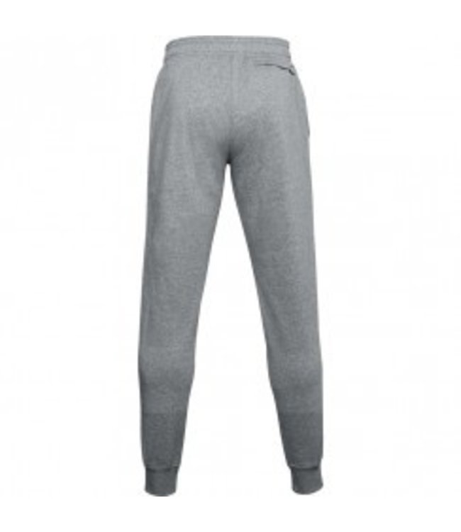 Under Armour UA Rival Fleece Jogger-Pitch Grau Hell Heather // Onyx Weiß