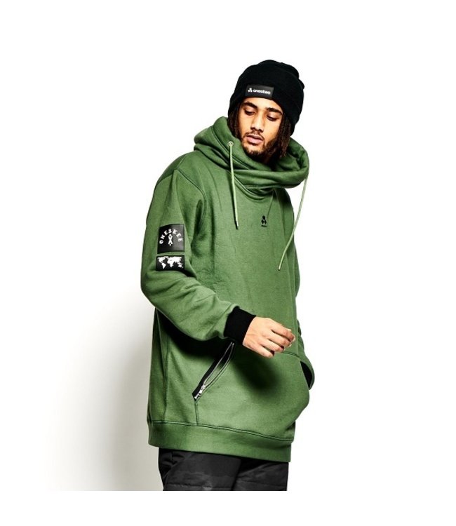 Oneskee Wasserdichter Herren Hoodie Green - Herren