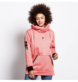 Oneskee Sweat à capuche imperméable pour femme Rose