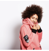 Oneskee Waterproof men's hoodie Pink - Ladies