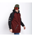 Oneskee Waterproof men's hoodie Burgundy / Black - Men