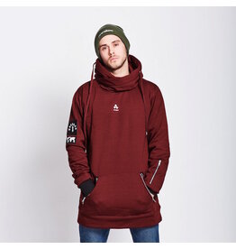 Oneskee Wasserdichter Herren Hoodie Burgund