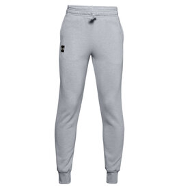 Under Armour UA RIVAL FLEECE JOGGERS-Mod Grau Hell Heather / / Onyx Weiß