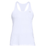 Under Armour HG Armour Racer Tank White  - Ladies