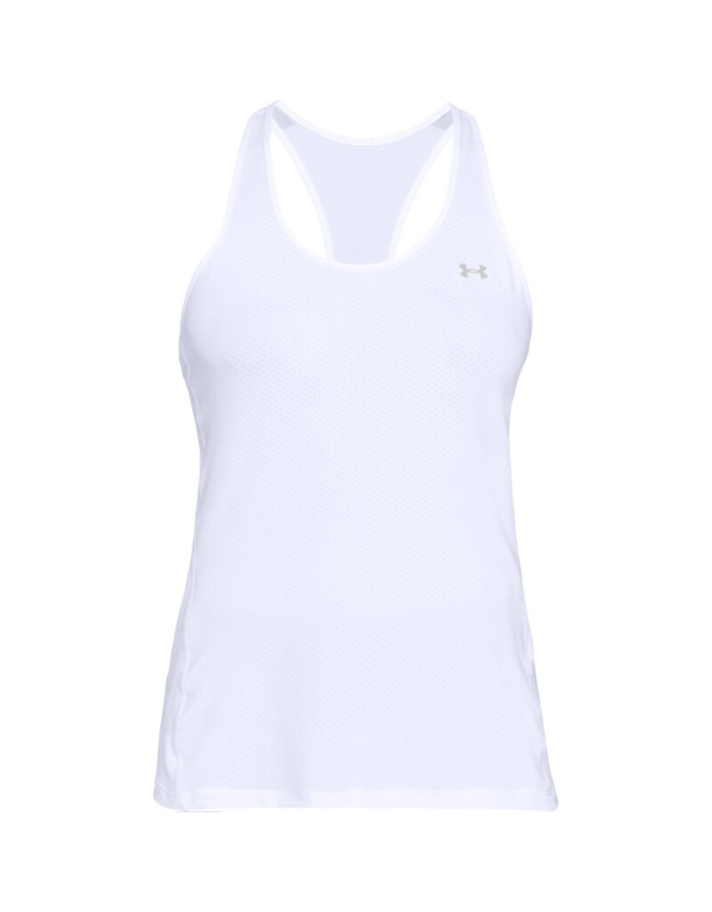 Under Armour HG Armour Racer Tank White  - Ladies