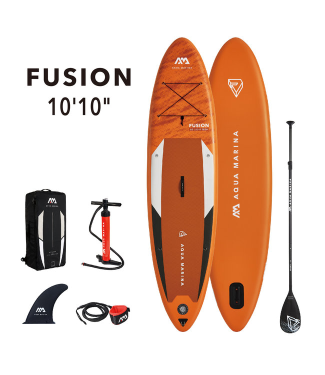 Tabla de SUP hinchable Aqua Marina Fusion 10'10 Naranja 2021