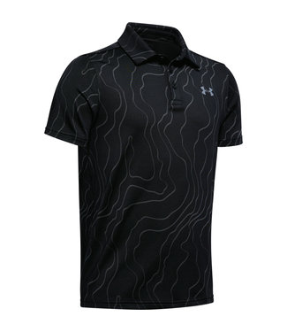 Under Armour UA Playoff Polo-Zwart / Gitgrijs / Staal