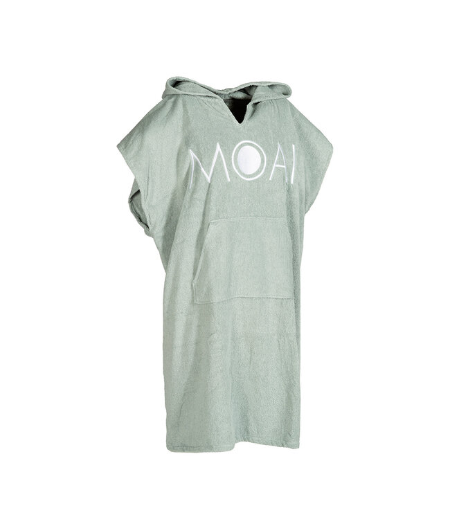 Moai Poncho – Grau - Unisex