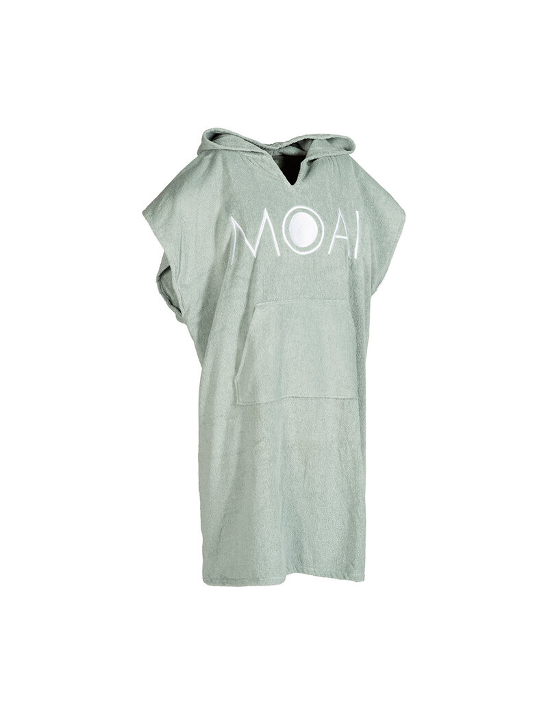 Moai Poncho – Gray - Unisex