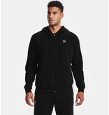 Under Armour UA Rival Fleece Hoodie-Schwarz // Onyx Weiß