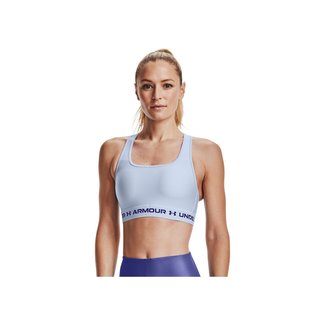 Under Armour UA Crossback Mid Bra-Isotope Blue