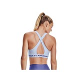 Under Armour Sujetador deportivo UA Crossback Mid Bra-Isotope Blue - Mujer