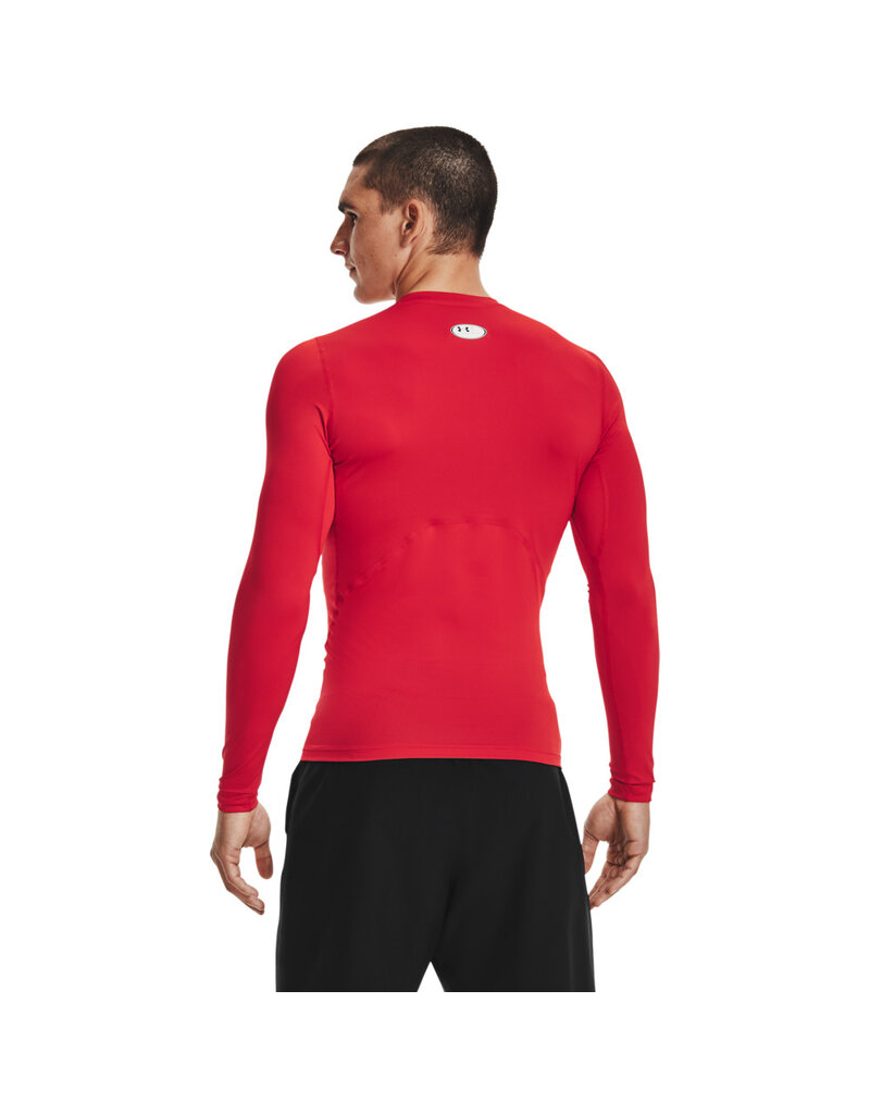 Under Armour UA HG Armor Comp LS- Rood - Heren