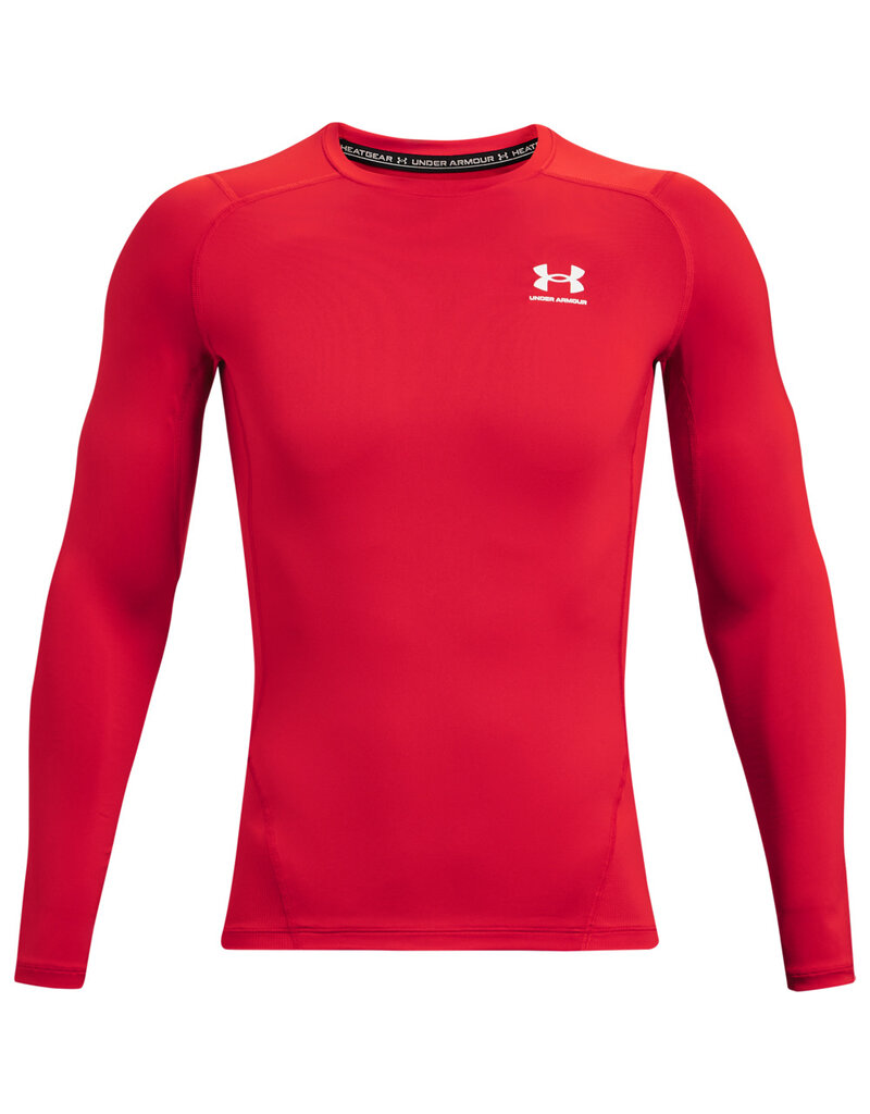 Under Armour UA HG Armor Comp LS- Rood - Heren