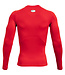 Under Armour UA HG Armor Comp LS- Rojo - Hombre