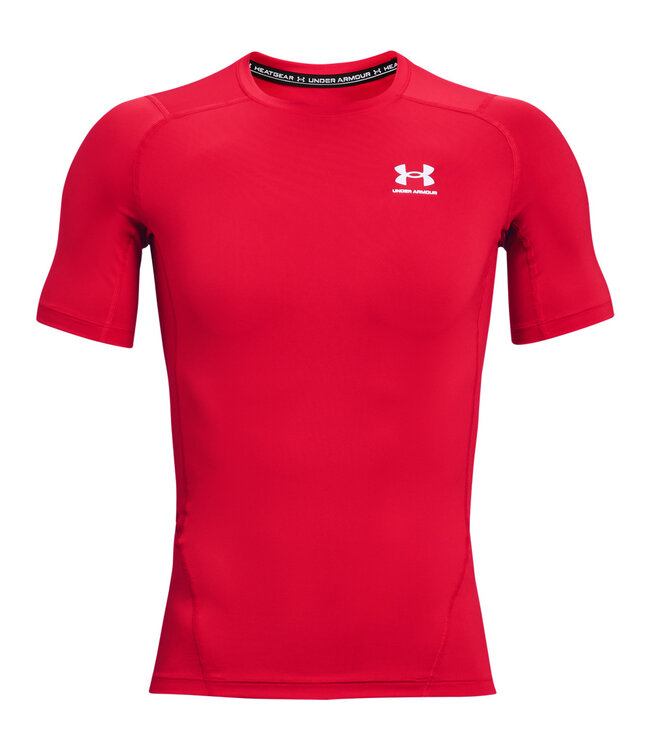 Under Armour UA HG Armor Comp SS-Rot - Männer