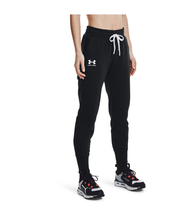 Under Armour Pantalon de survêtement en molleton Rival noir - Femme