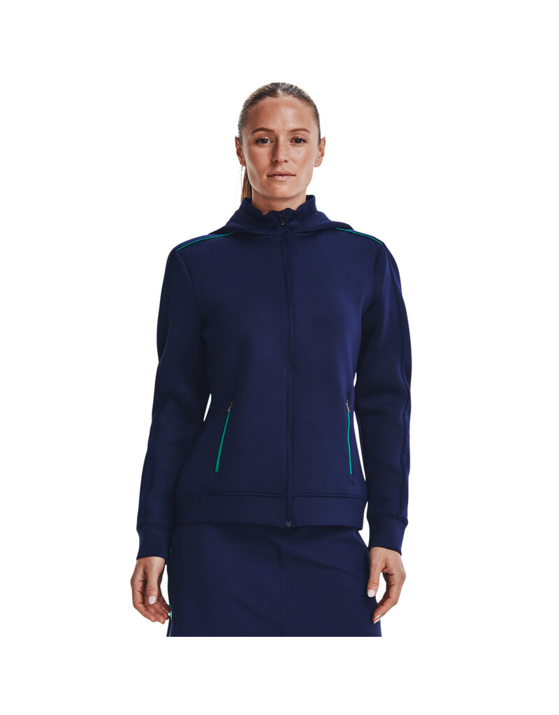 Under Armour UA Storm Daytona FZ HD-Azul marino medianoche/Neptuno/Plata metalizado