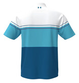 Under Armour UA Playoff Polo 2.0-White / Opal Blue / Black