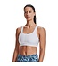 Under Armour Soutien-gorge UA Crossback Mid-Blanc / Halo Gris