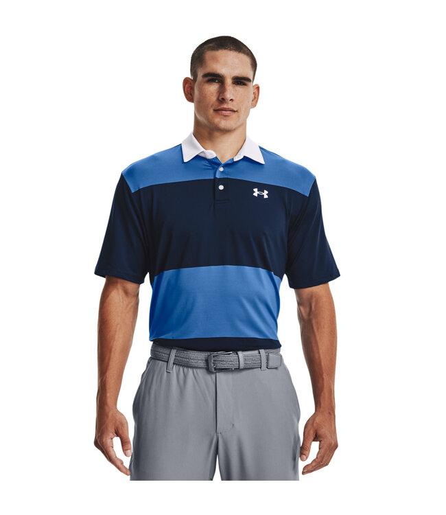 Under Armour UA Playoff Polo 2.0-Victory Blauw / Academy / Wit