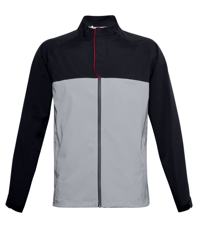 Under Armour Stormproof Golf Rain Jacket-Mod Grey