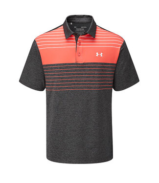 Under Armour Polo UA Playoff 2.0-Negro / Rojo Veneno